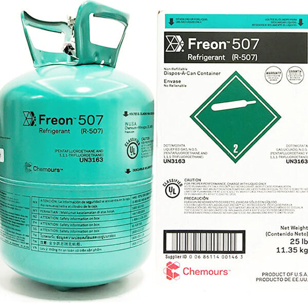 25lb R-507 Refrigerant, R-22 Replacement – Made in USA