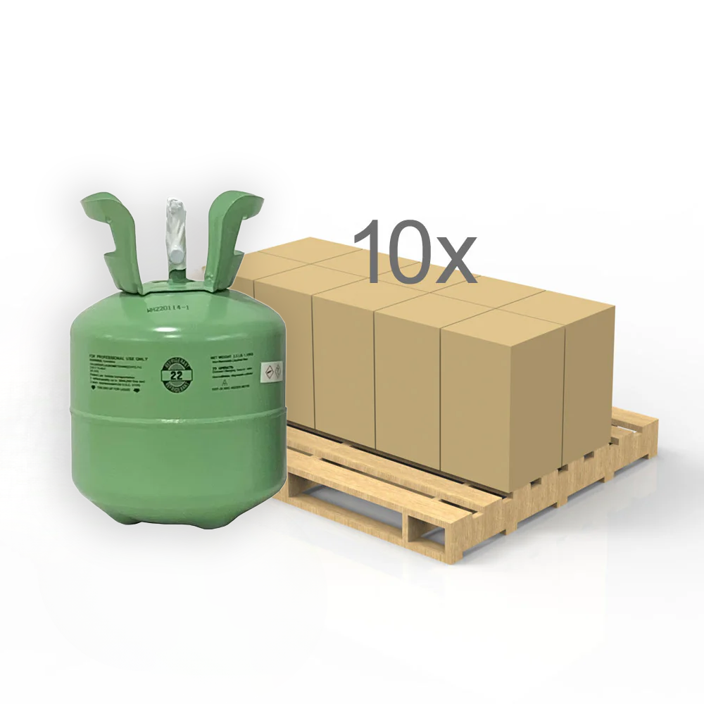R22 Refrigerant 2.5 lb 10-Cylinder Quarter Pallet